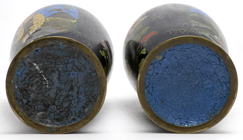 Asian Cloisonné Vessels, Group of 5