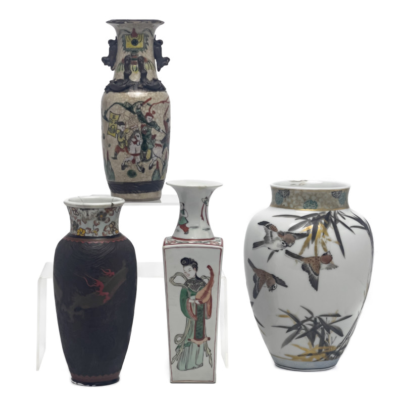 Asian Vases, Group of 4