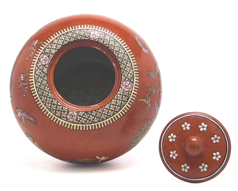 Asian Vase, Jardiniere, and Jar