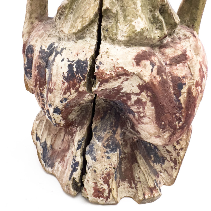 Chinese Carved Wood Guanyin Figure