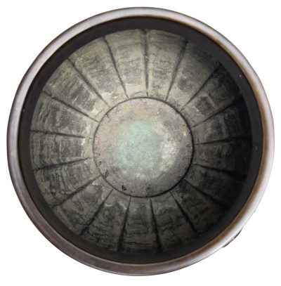 Asian Bronze Vases and Jardiniere, Group of 3