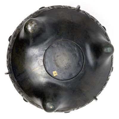 Two Chinese Bronze Censors