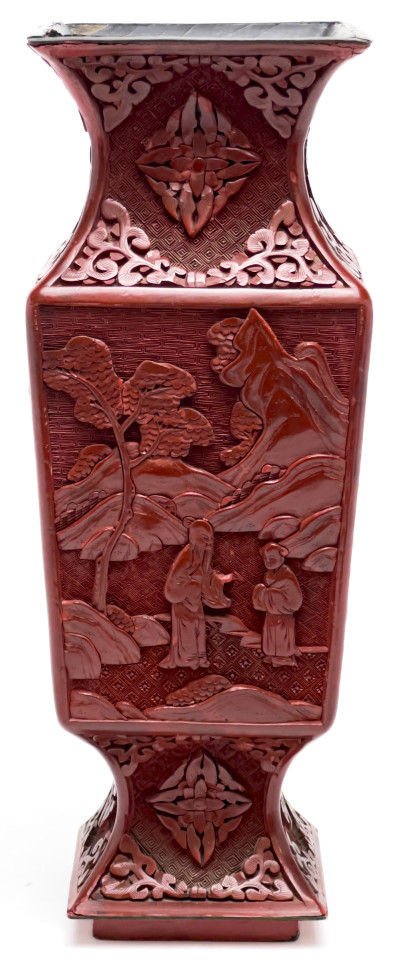 Chinese Cinnabar Vase