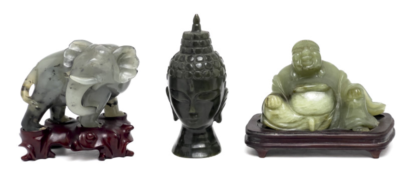 Chinese Hardstone Figures, Group of 6