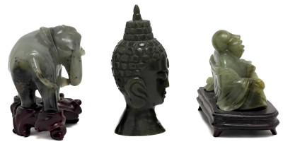 Chinese Hardstone Figures, Group of 6