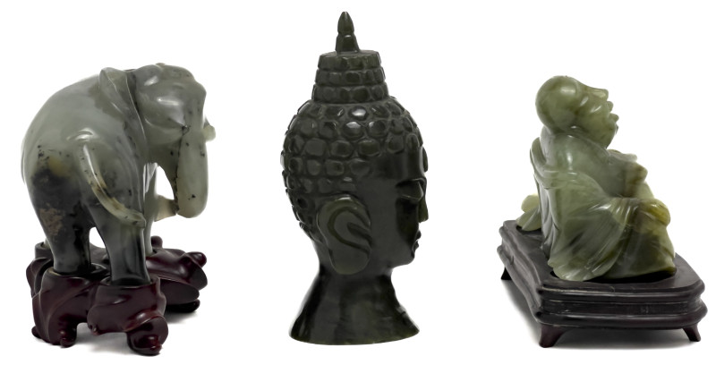 Chinese Hardstone Figures, Group of 6