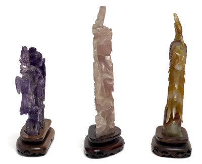 Chinese Hardstone Figures, Group of 6