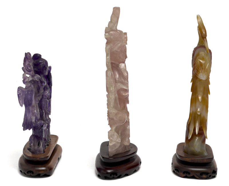 Chinese Hardstone Figures, Group of 6