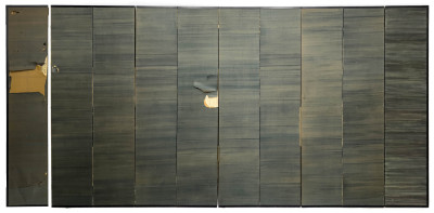 Ten Panel Japanese Calligraphy Byōbu