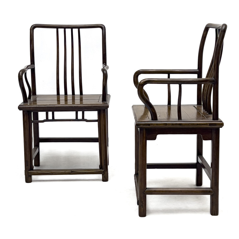 Chinese Armchairs, Pair