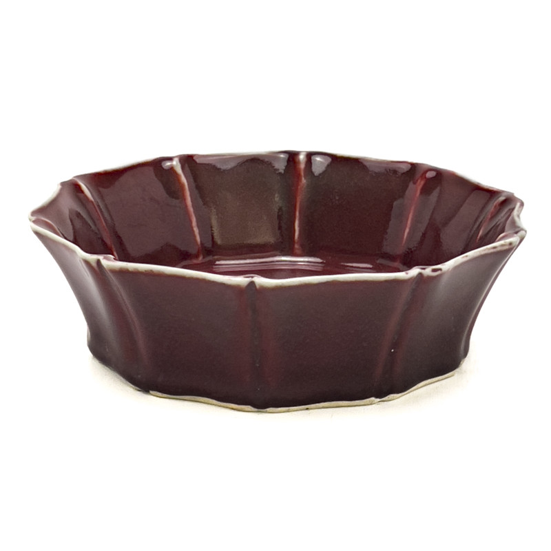 Chinese Red Brush Bowl