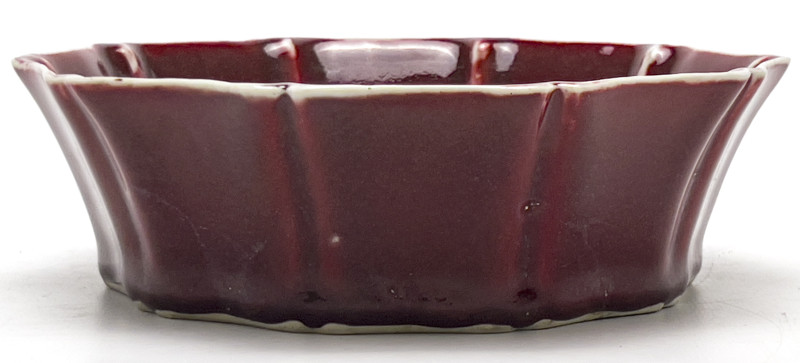 Chinese Red Brush Bowl