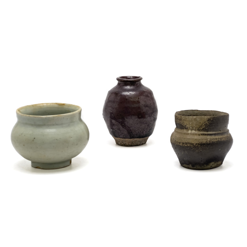 Asian Pots, Group of 3