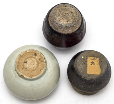 Asian Pots, Group of 3