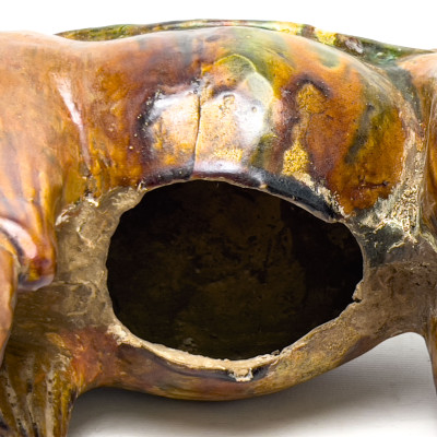 Chinese Bactrian Sancai Glazed Camel