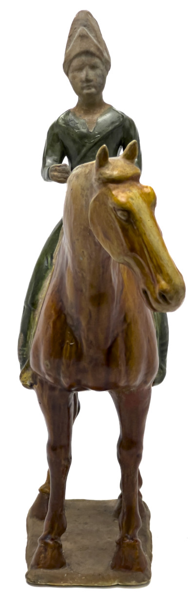 Chinese Sancai Glazed Equestrian