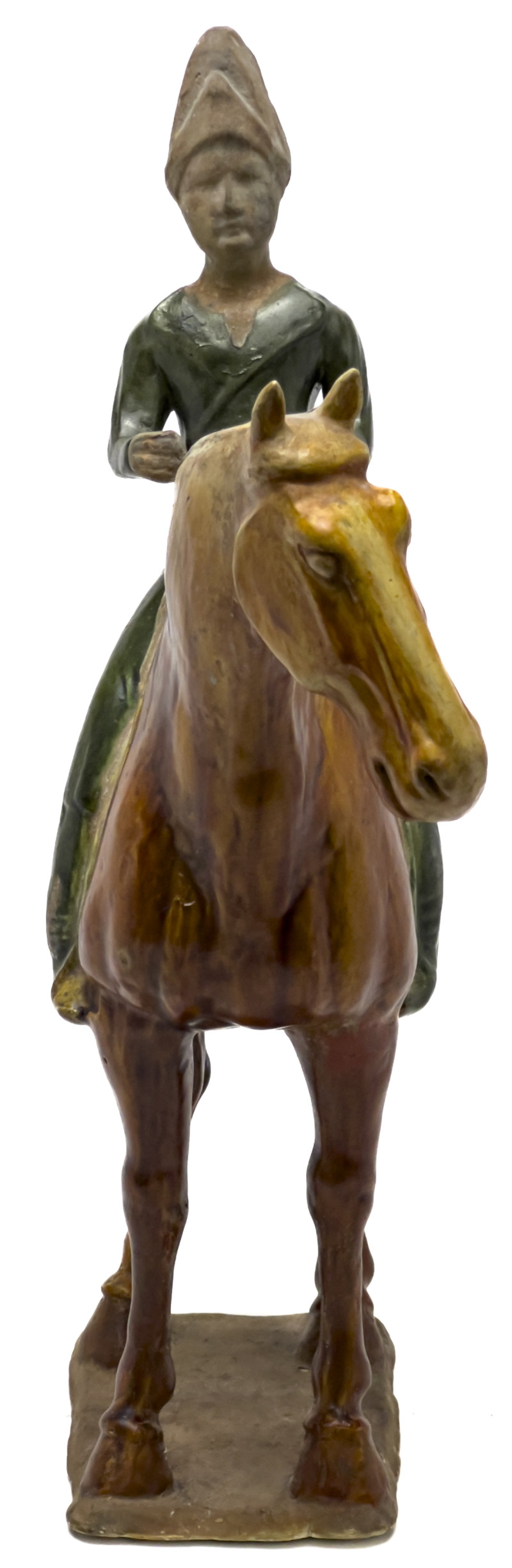 Chinese Sancai Glazed Equestrian
