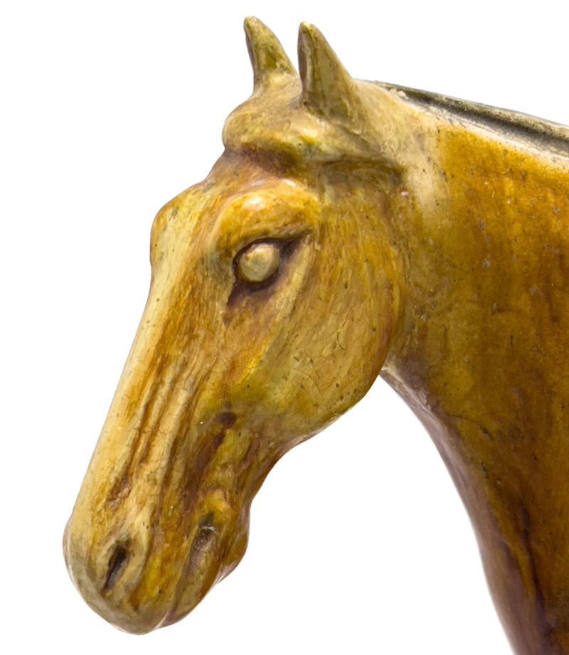 Chinese Sancai Glazed Equestrian