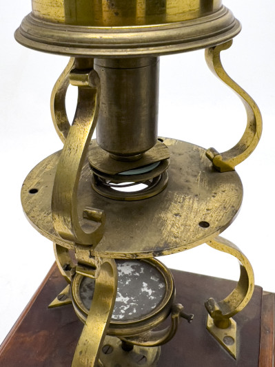 Culpeper Type Microscope in Original Pyramid Case