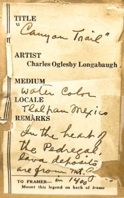 Charles Longabaugh - Canyon Trail