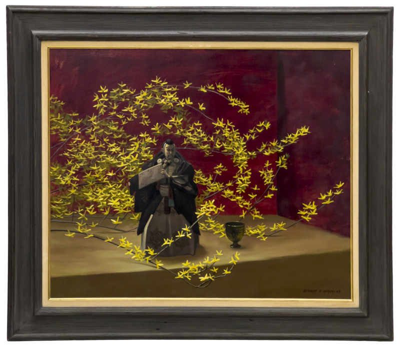 Herbert Abrams - Untitled (Still Life with Forsythia)