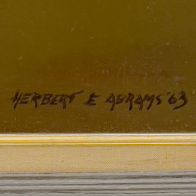 Herbert Abrams - Untitled (Still Life with Forsythia)