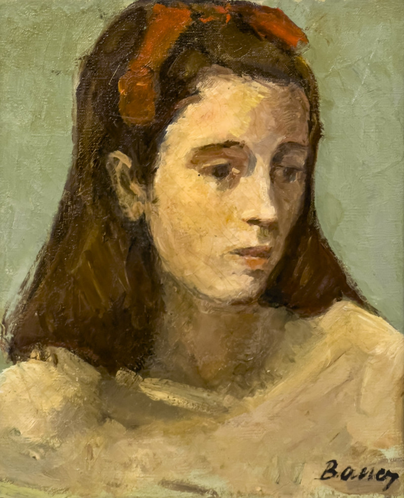 Albert Bela Bauer - Untitled (Portrait of a Girl)