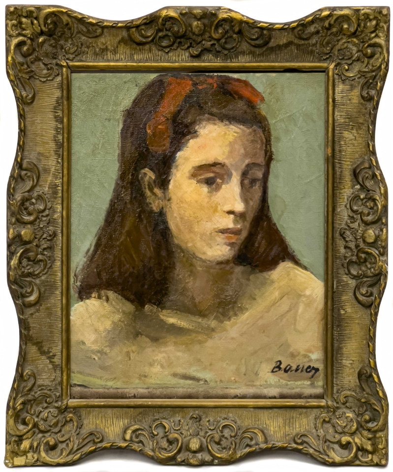 Albert Bela Bauer - Untitled (Portrait of a Girl)