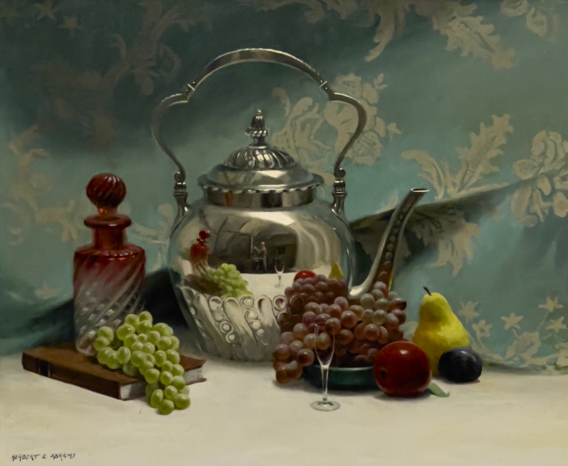 Herbert Abrams - Artist in His Studio