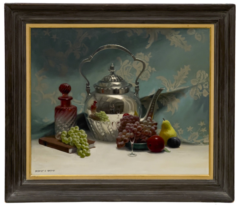 Herbert Abrams - Artist in His Studio