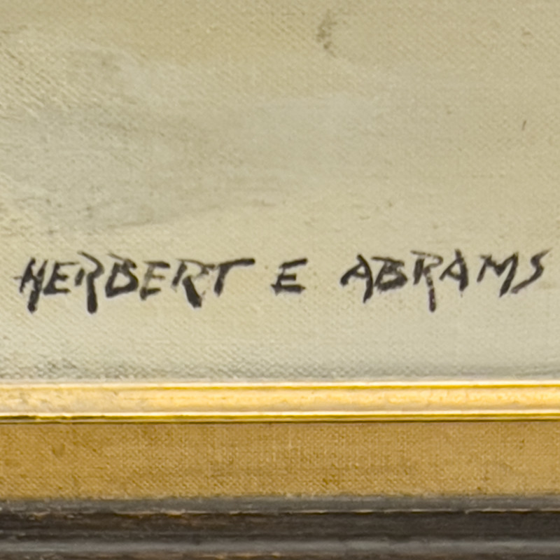 Herbert Abrams - Artist in His Studio