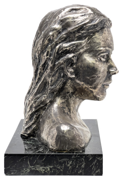 Silver Portrait Bust