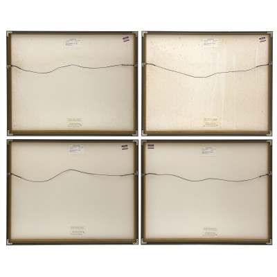 French Architectural Drawings, Group of 4