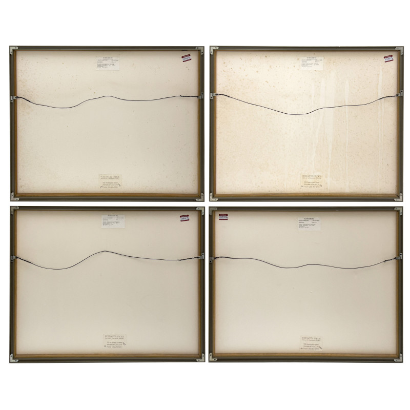 French Architectural Drawings, Group of 4