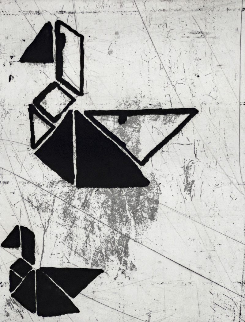 Donald Baechler - Untitled (Ducks)