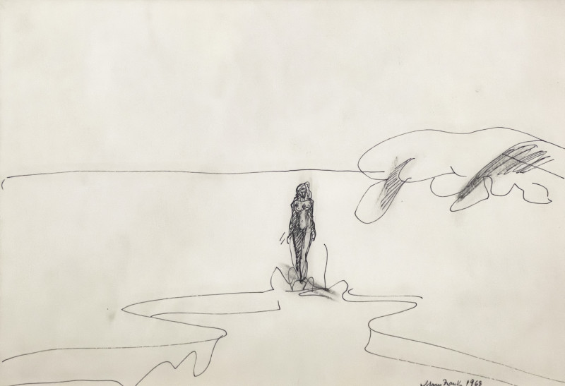 Mary Frank - Untitled (Nude in Landscape)