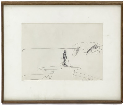 Mary Frank - Untitled (Nude in Landscape)