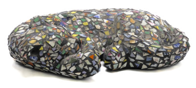 Mosaic Cat Sculpture
