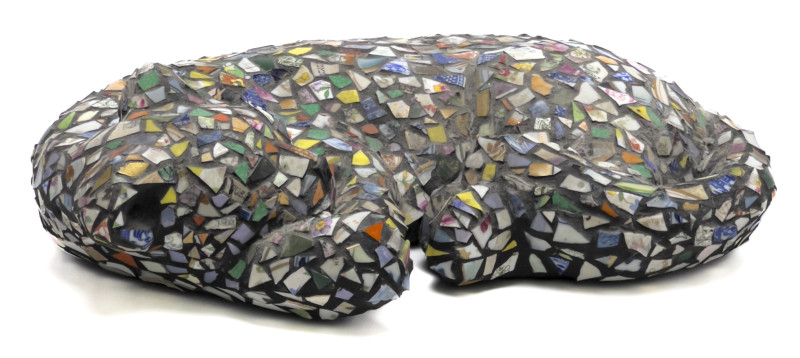 Mosaic Cat Sculpture