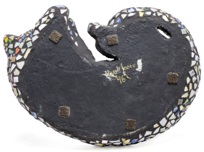 Mosaic Cat Sculpture