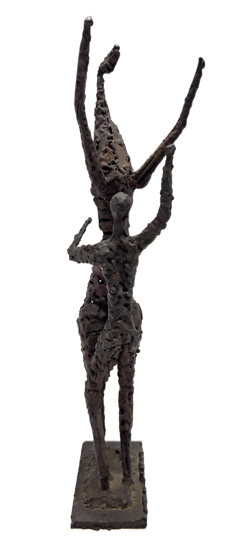 Demetrio D&apos;Tella - Man and Horse Sculpture