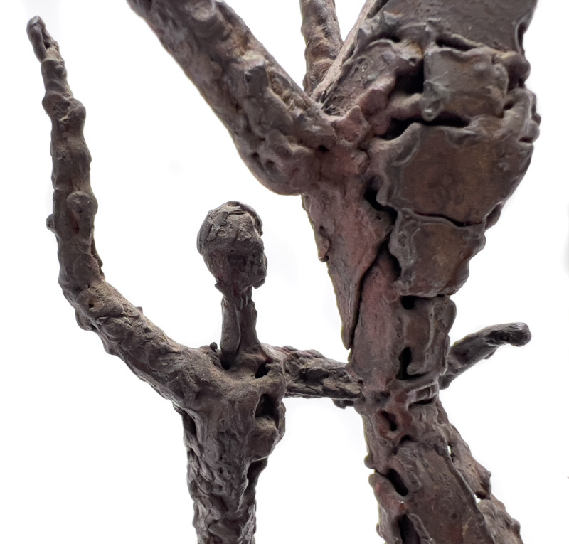 Demetrio D&apos;Tella - Man and Horse Sculpture