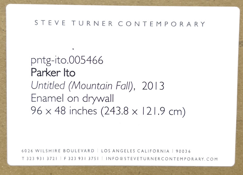 Parker Ito - Untitled (Mountain Fall)