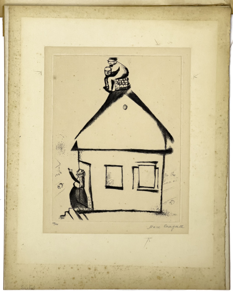 Marc Chagall - Grandfather&apos;s House (from My Life)