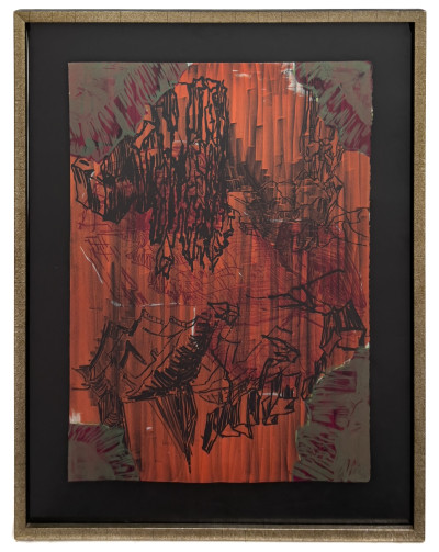 Per Kirkeby - Untitled (Composition in Red)