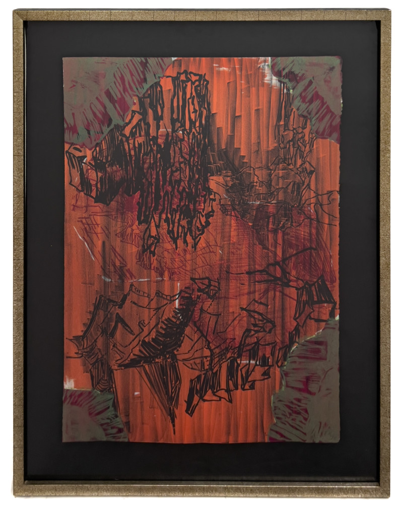 Per Kirkeby - Untitled (Composition in Red)