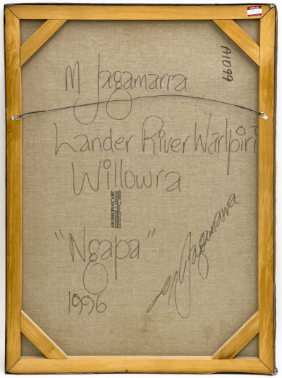Malcolm Maloney Jagamarra - Lander River Warlpiri Willowra &quot;Ngapa&quot;