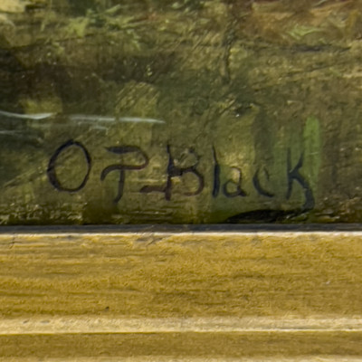 Olive Parker Black - Untitled (Wooded Stream)