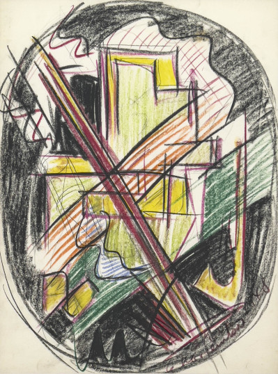 Image for Lot Unknown Artist - Abstract Geometric Composition