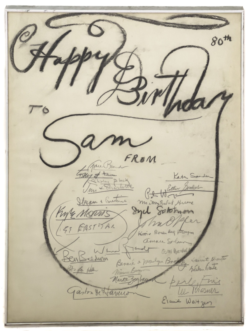 Syd Solomon and Others - Birthday Card for Sam Kootz